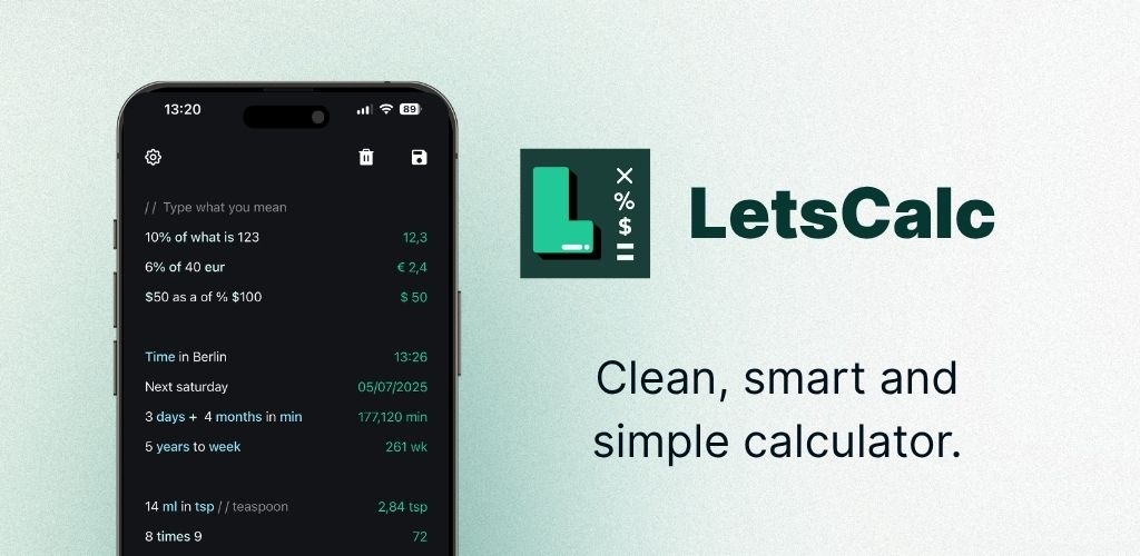 LetsCalc: A Better Way to Calculate