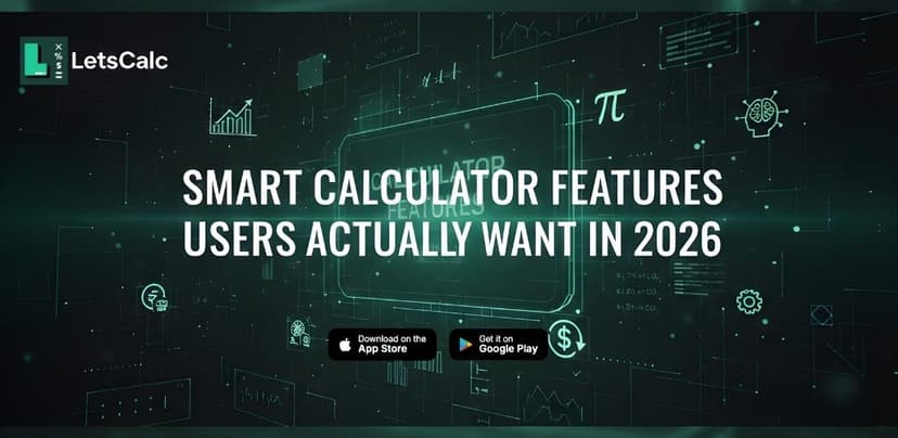 Smart Calculator Features That Users Actually Want in 2026