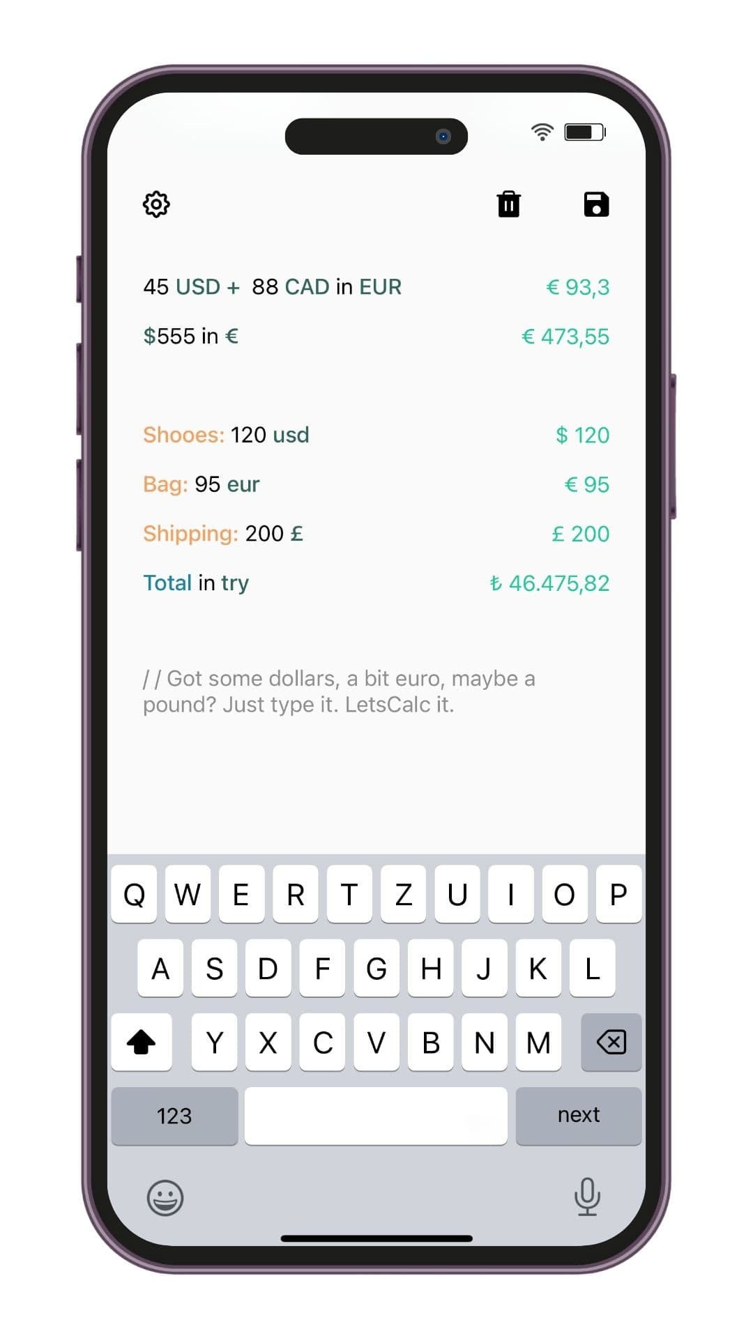 Light Mode Screenshot